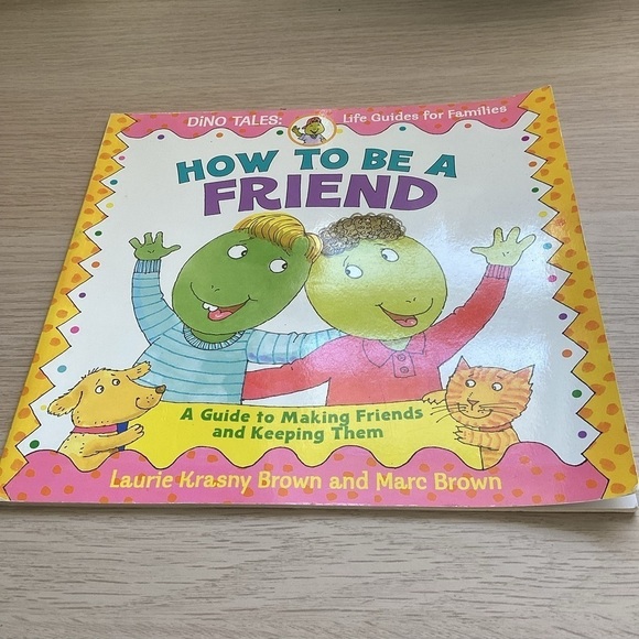 Dino Tales: How To Be A Friend Softcover  Children’s Book - Picture 1 of 9